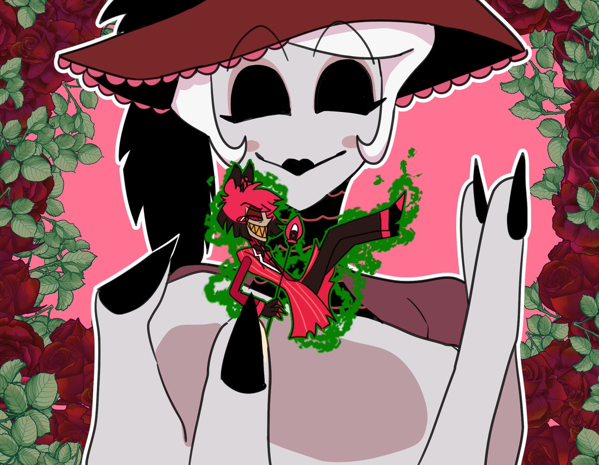 hellaverse47's tweet photo. Don't You Forget! #HazbinHotel #radiorose https://t.co/HLy0Kr8YJs