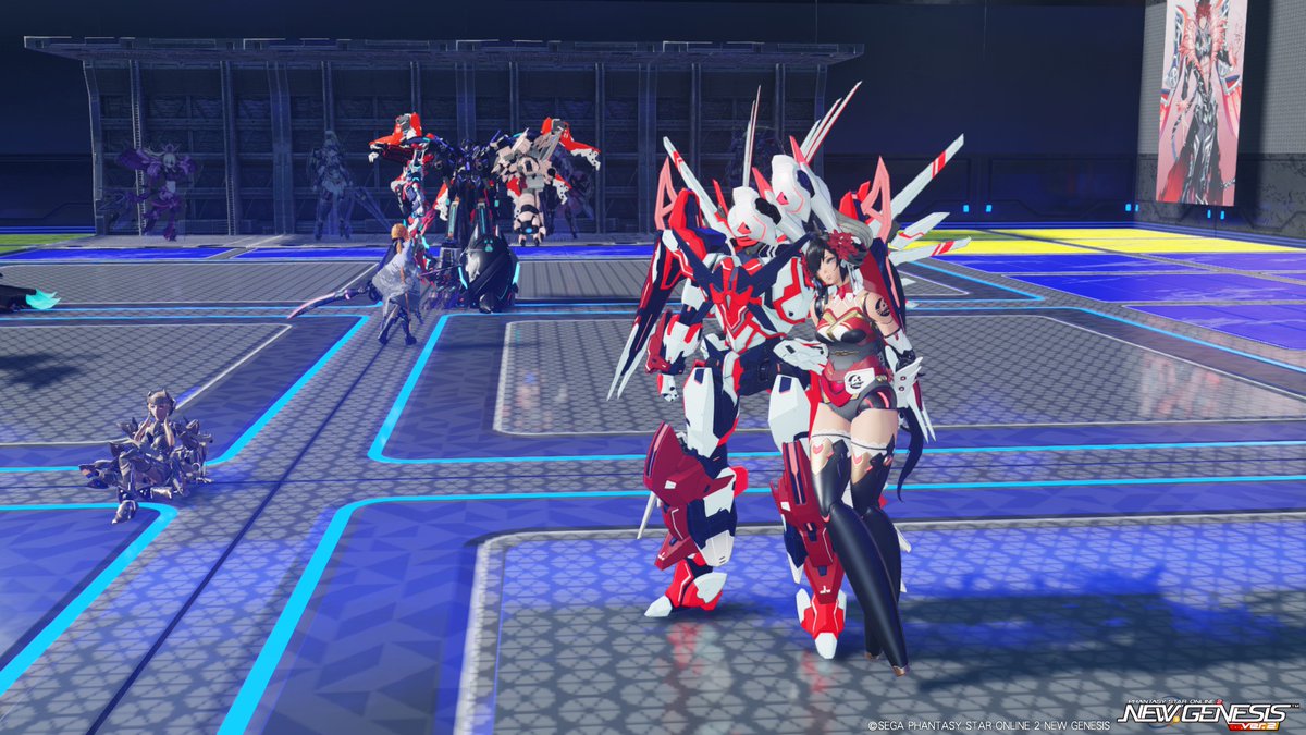 今日は久々のキャスト集会参加。エアリオシティの大スクリーン前でやっていたときとはだいぶ違う雰囲気でびっくり。あっという間の１時間だったな。
#PSO2NGS_SS #キャストはいいぞ #メカ魂夜会