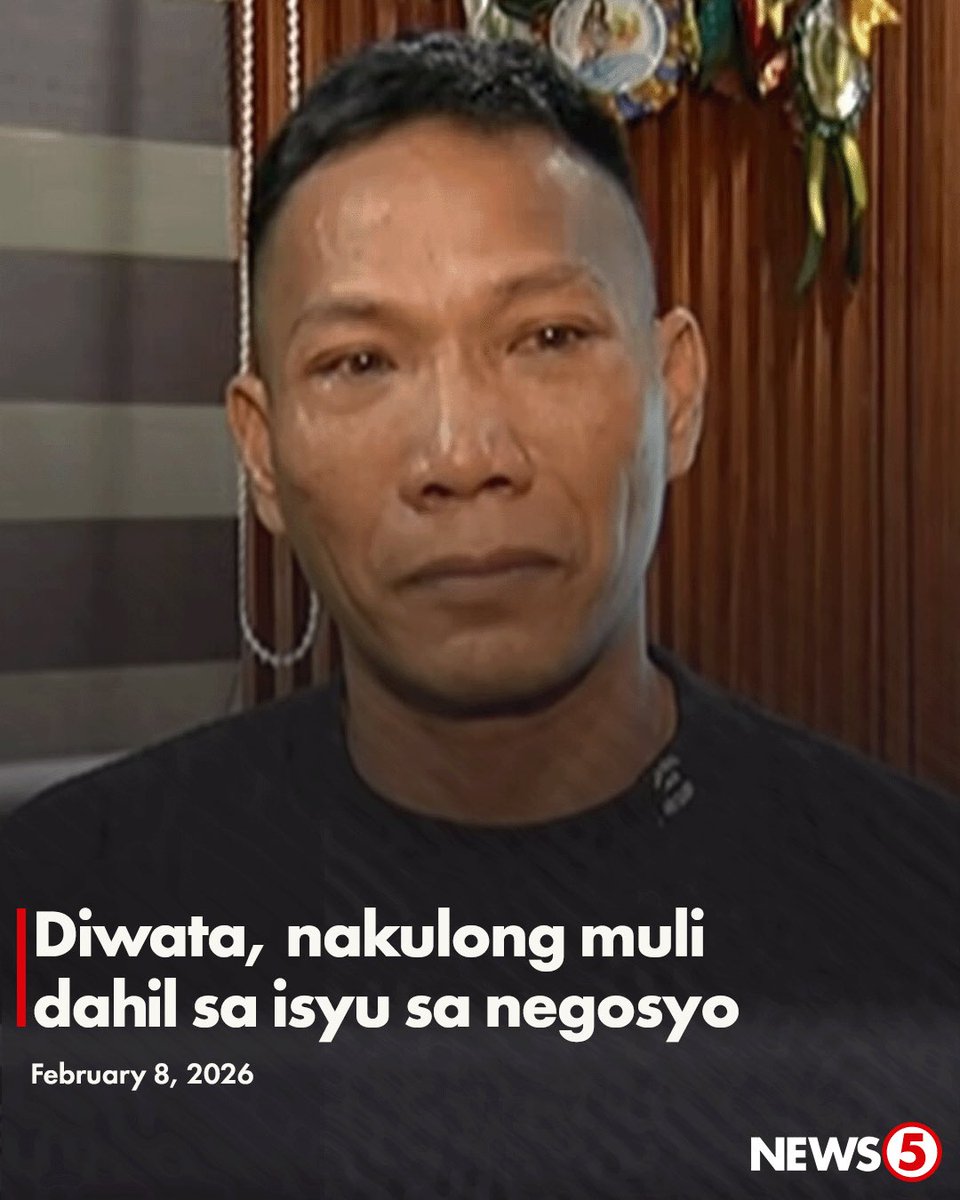 News5PH's tweet image. NAKULONG ULIT 

Muling nakulong ang social media personality na si Diwata o Deo Balbuena dahil umano sa non-compliance nito sa negosyong paresan sa Pasay. 

Sa Facebook video nitong Miyerkules, Feb. 4, sinabi ni Diwata na bigla na lang daw siyang inaresto nang wala munang