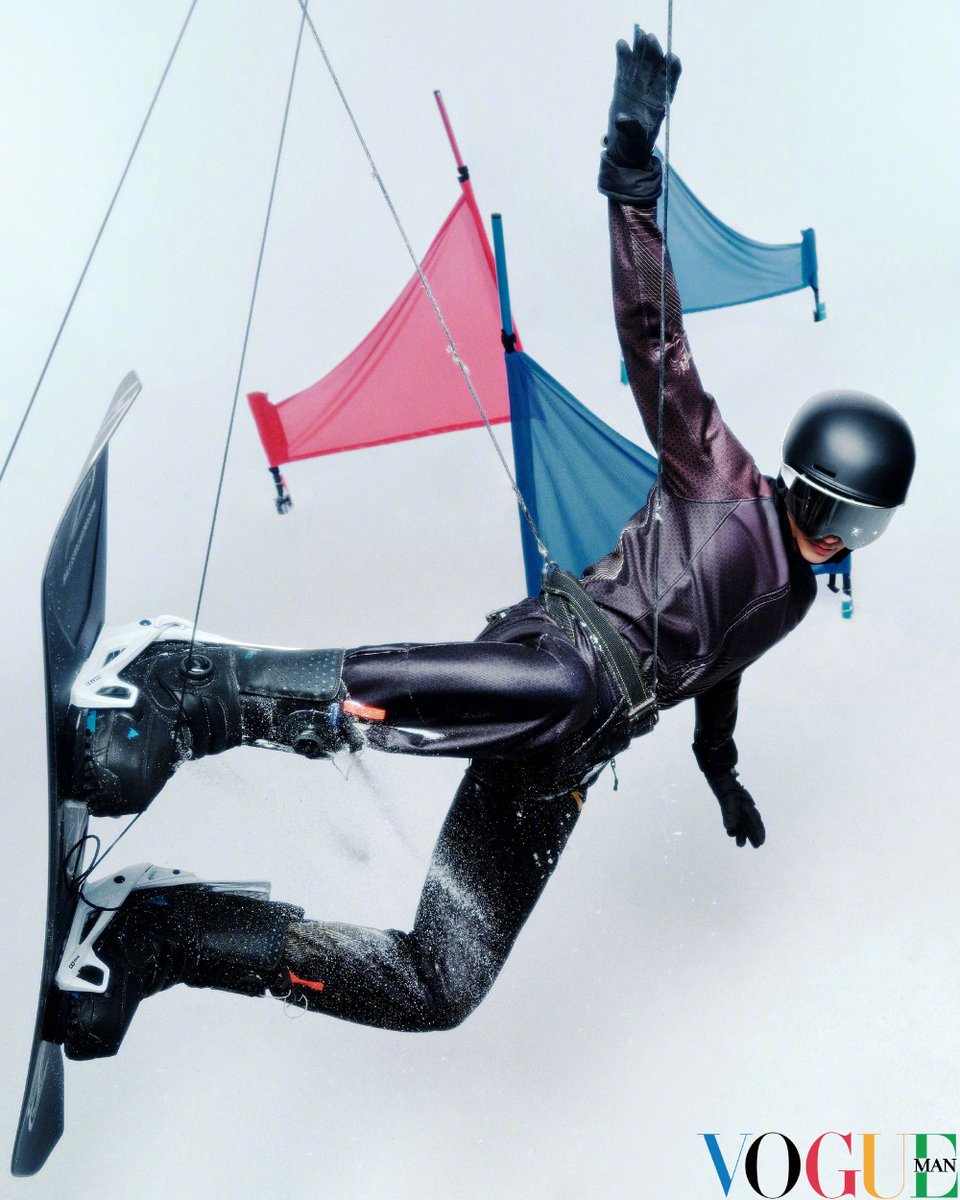 vogue china's winter olympics photoset shot by wintam🎿❄️