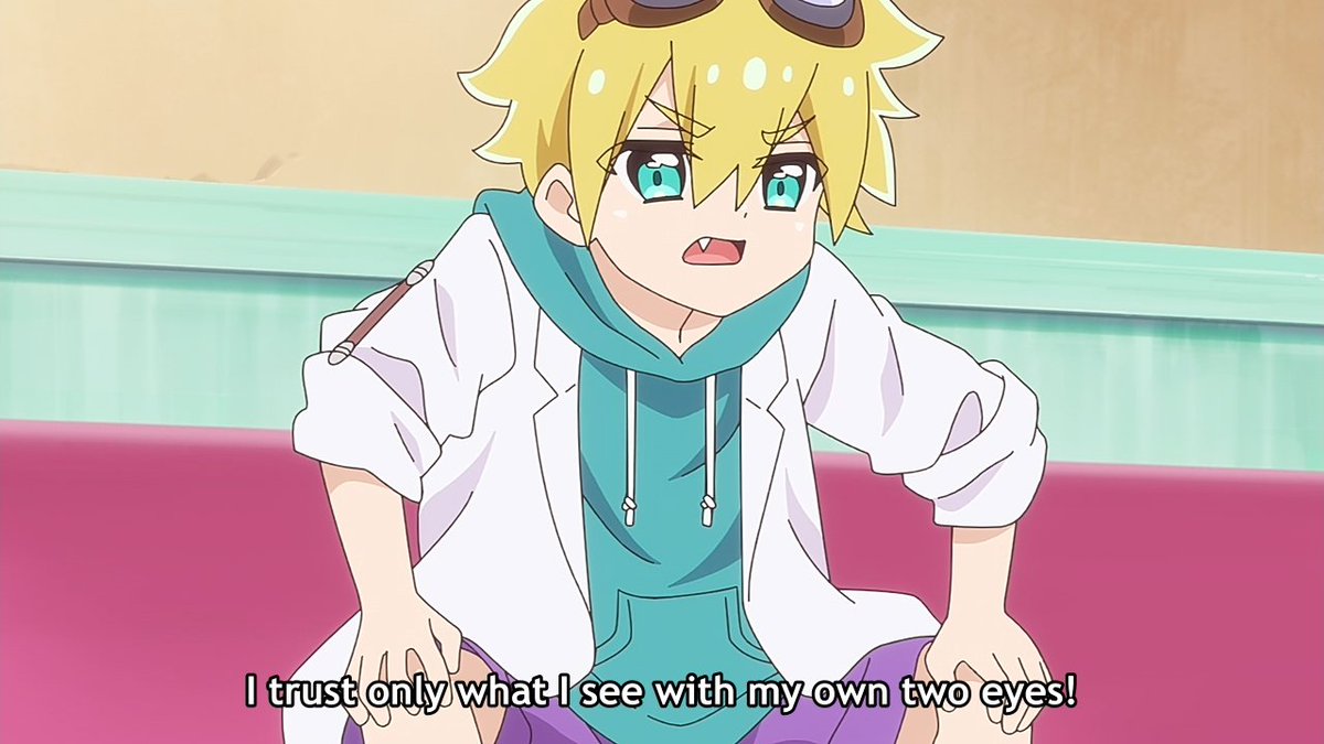 "I trust only my eyes" says the 222 years old fairy who looks like a little boy.