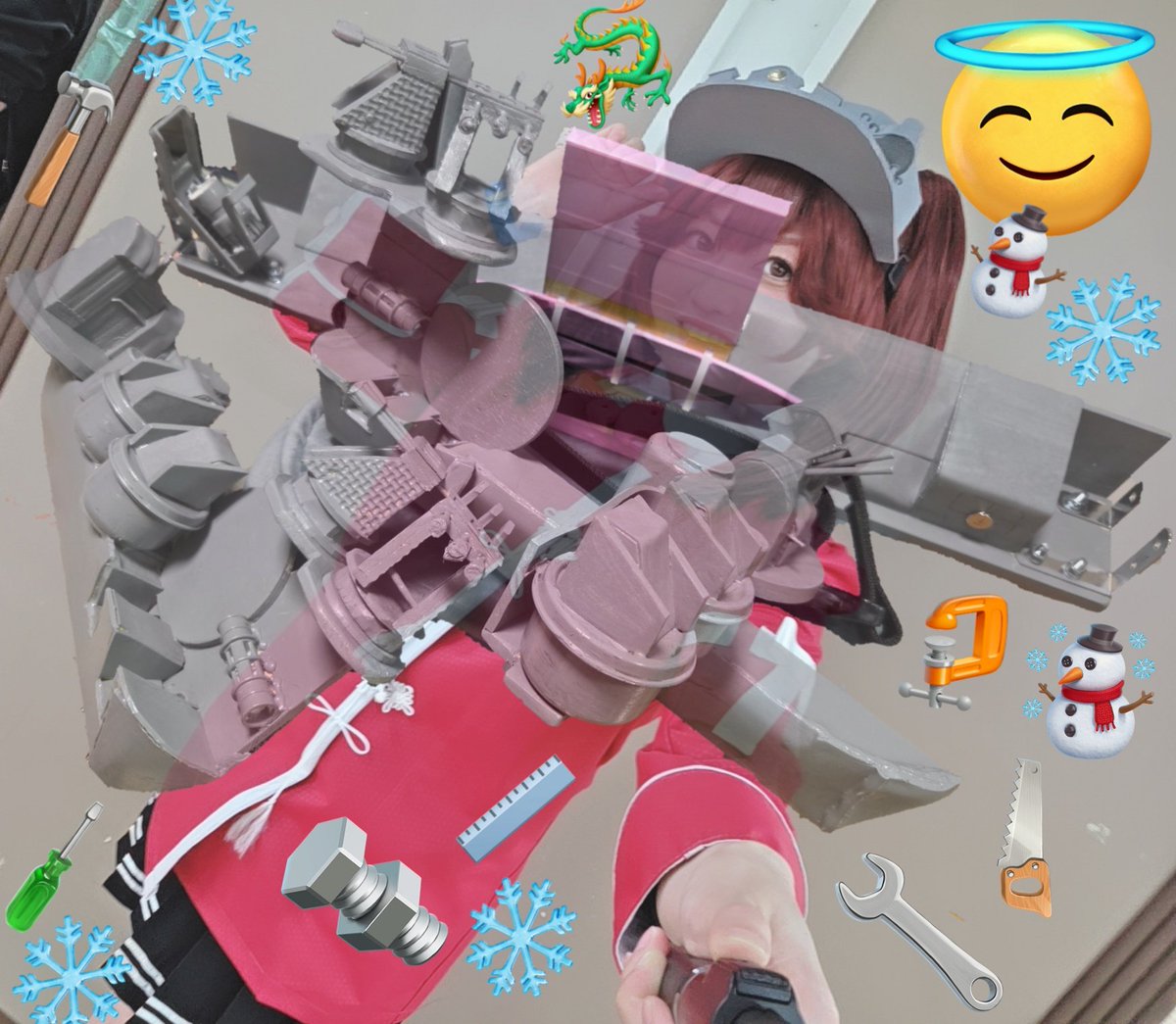 今日は初めて作った艤装で
RJ改二をやる予定でした🙃🥹💥(粗い所もあﾙﾙ)
完全版に仕上げてどこかで
やりたいぞの気持ちのクソコラ😇
艦これコスプレやりたいんﾀﾞｿﾞ
💥
艦これ撮影してもええよんって
カメラマンさんいらしたら
ぜひよろしくお願い致します🙇‍♀️💥
どこかのイベントでやります🥹👮‍♀️💥