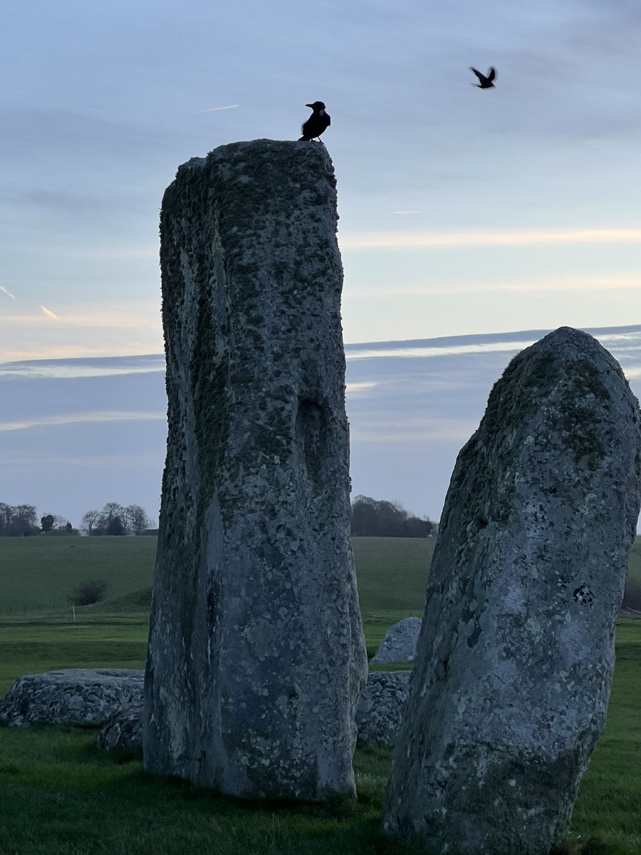 Sunrise at Stonehenge today (8th February) was at 7.32am, sunset is at 5.10pm 🌥