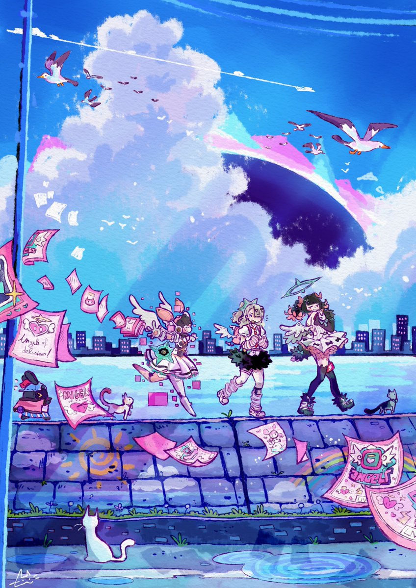 TinyCanon's tweet image. 💫✨️🌸THE ANGELS ARE FINALLY HERE! I've been waiting for them for so long &amp;gt;&amp;lt; 💫✨️🌸
#ArtofDelusion #zzzero