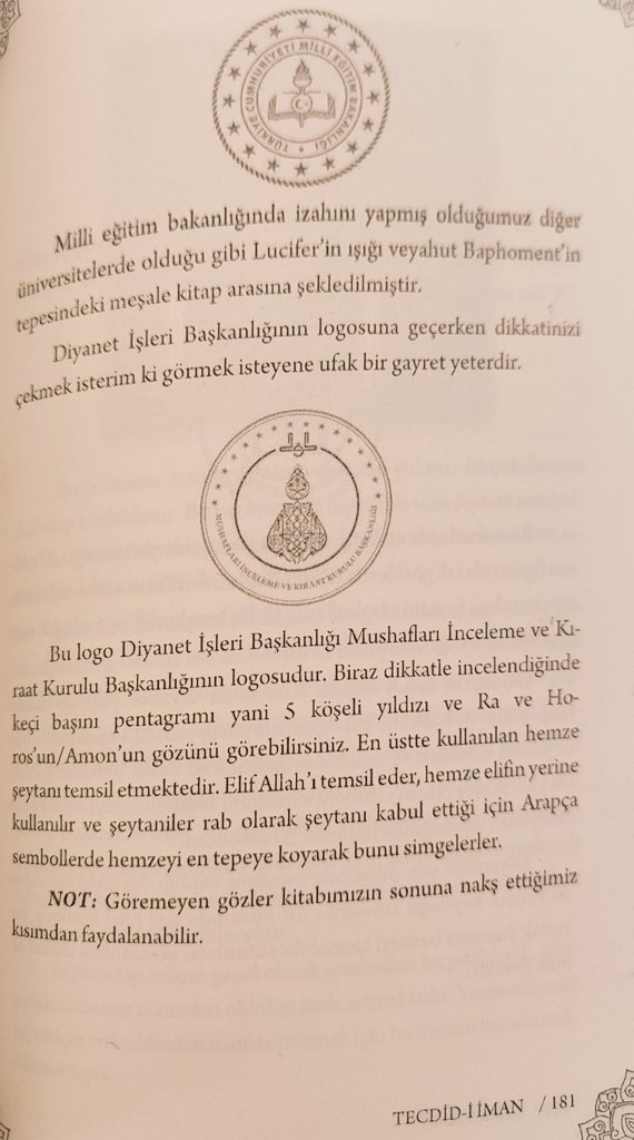 _Kuscubasi__'s tweet photo. Sadece Sağlık bakanlığında değil bir çok bakanlıkta maalesef şeytani sembollerin eklendiğini görmekteyiz. Meraklısı için bir kaçını görsel olarak ekledim. Kitapta şeytani semboller ve yerleştirildiği logolar tafsilatıyla izah edilmiş.. 
Kitap: Tecdid-i İman/Abdulnafi https://t.co/RvNBn231yy