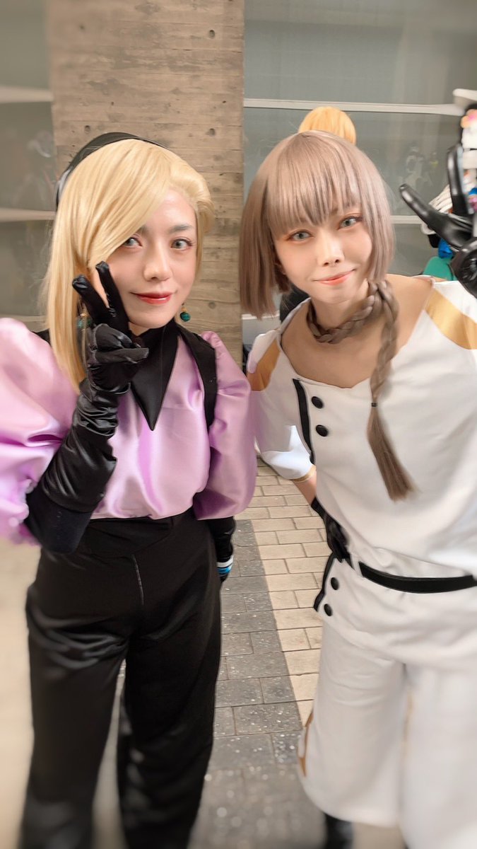 huiyeop's tweet photo. Gレコのクリムとミックでした！意外と知ってる方多くて嬉しかった😭😭✨

中尉はすれ違う人に天才だ…！天才の人だ…！ってたまに言われてて面白かったです

#ワンフェス2026冬　
#ワンフェスコスプレ https://t.co/4uwhNMfUVo