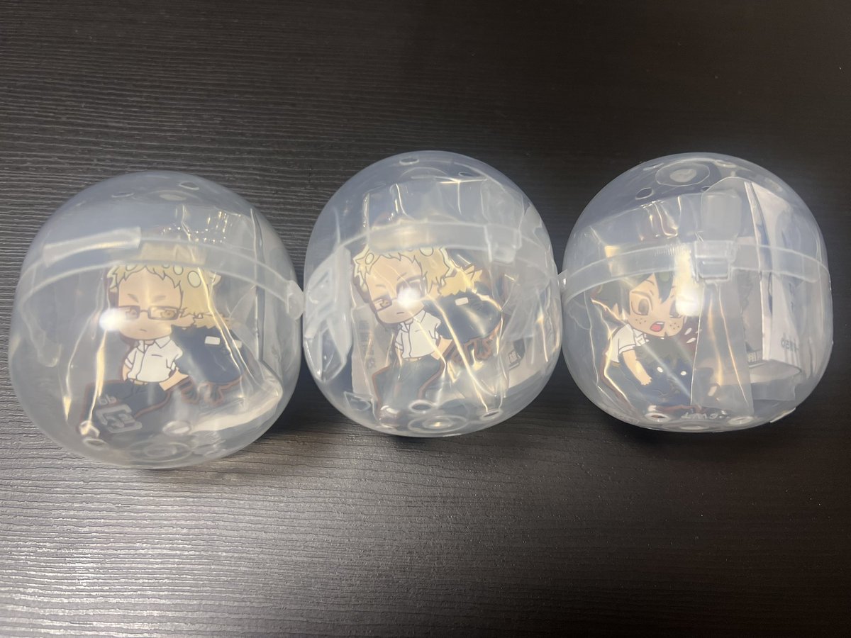 6kunv's tweet photo. 【交換】ハイキューでふぉラバ！ガチャガチャ

譲》月島、山口
求》夜久

郵送での交換を希望しております。
お心当たりある方はお気軽にご連絡下さい❕ https://t.co/aKfaJETpR1