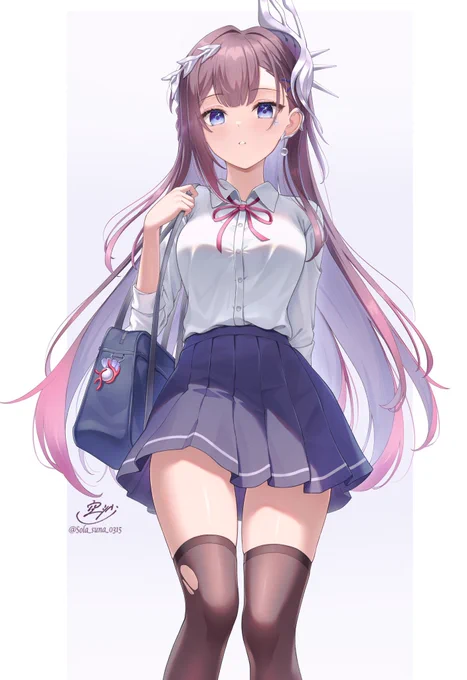 制服セイレンスさん #ニーハイの日