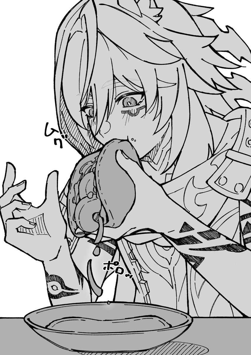 yagase_illust's tweet photo. タタコス食べオロルン https://t.co/dKN7gmYKgu