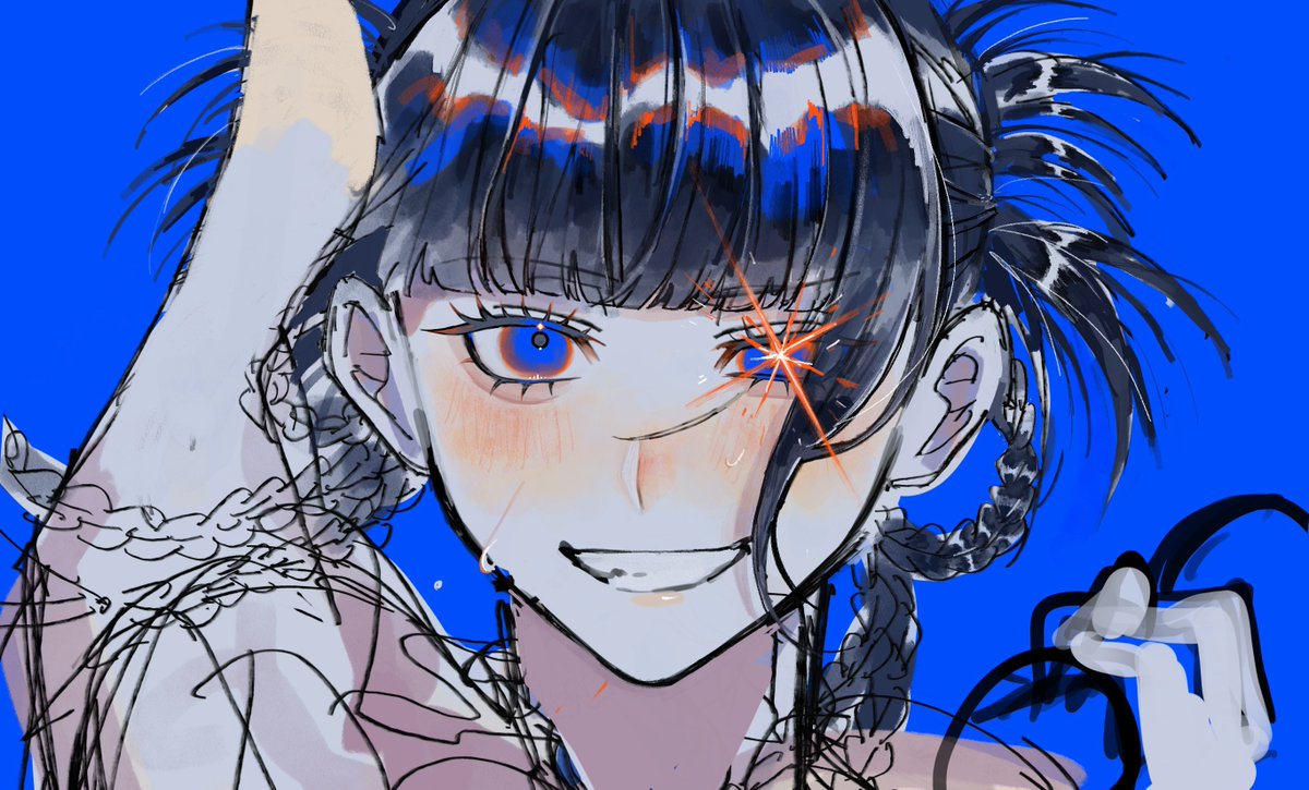 seiren0_x's tweet photo. 描き途中の空詩かれんｻﾝ💙 https://t.co/5RTqE12PIe