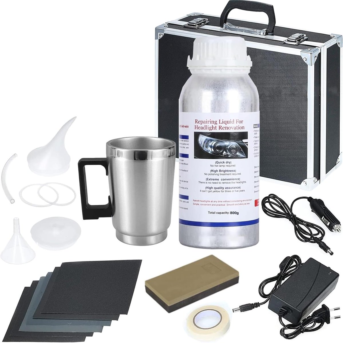 LorisPoletti86's tweet image. 🔥 Offerta Amazon: Kit Rinnova Fari – Polimero 800 g   
Elimina ingiallimento, graffi e opacità. Fari come nuovi in pochi minuti.

💰39,99€ invece di 46,91€ (-15%)
💥Domanda altissima: più di 300 vendite il mese scorso!   
👉amzn.to/4a4m1bd

#AutoCare #Detailing #Amazon