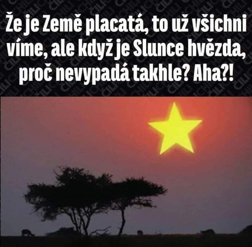 LordDenvil's tweet photo. 🌞 je Slunce skutečně hvězda, nebo nám (j)elita zase lže?... 🤔
#slunce #hvezda #konspirace #humor https://t.co/jh2GPkOSPL