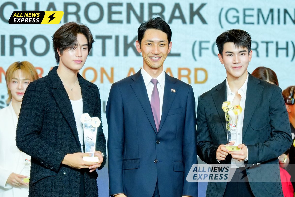 ปรบมือรัวๆ แสดงความยินดีกับ #เจมีไนน์โฟร์ท สำหรับรางวัลศิลปินไทยดาวรุ่งที่มีผลงานสู่วงการบันเทิงญี่ปุ่น ในงาน JAPAN EXPO THAILAND 2026

GF WIN NEXT GENERATION AWARD
#JAPANEXPOTHxGF 
#GeminiFourth
#JAPANEXPOTHAILANDAWARD2026