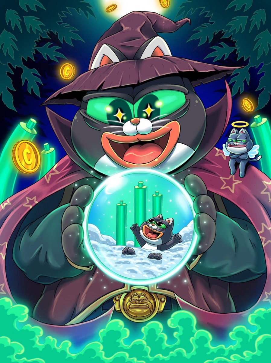 🔮✨ WIZARD PEPECAT SEES YOUR FUTURE... AND IT'S LOOKING GREEN! 💚
The prophecy has been revealed in the crystal ball 📊🚀
While others are chasing dreams, we're making magic happen 🪄
$PEPECAT isn't just a coin, it's a SPELL 🌟
Are you ready to believe in magic? 😍🥳