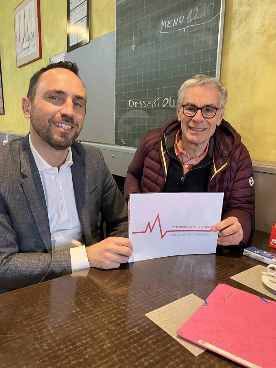 Le collectif des infirmiers libéraux en colère a rencontré Adrien Guené, candidat à la mairie de Talant (21), afin d’échanger sur les problématiques de terrain, l’accès aux soins et la place des professionnels de santé dans la ville.

👉 Au-delà des échanges, un engagement