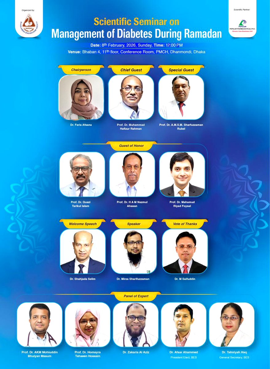 Bangladesh Endocrine Society BES tweet media