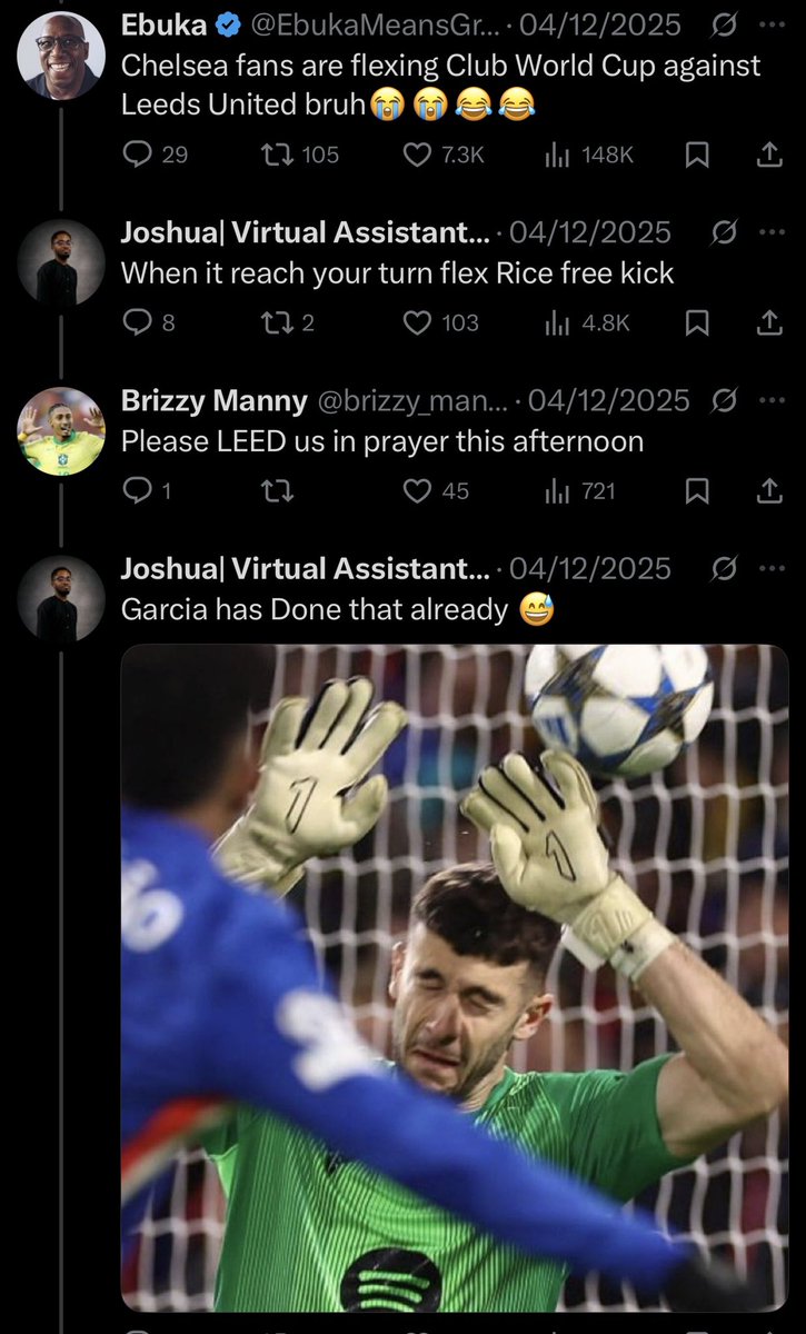 EbukaMeanzGreat's tweet photo. Nahh Chelsea Fans are petty😭 https://t.co/TbAFj4SaxB