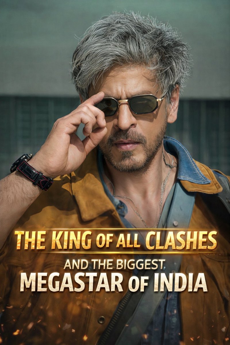 SHAH RUKH KHAN - The Man who is taking on World's Biggest Movie #AvengersDoosmday when everyone is changing their release dates🤯✅

No matter the CLASH, no matter who is COMING.. it is #SRK ' film so RECORDS ARE BOUND TO BE SHATTERED 💥💥💥

The KING OF ALL CLASHES. The Badshah