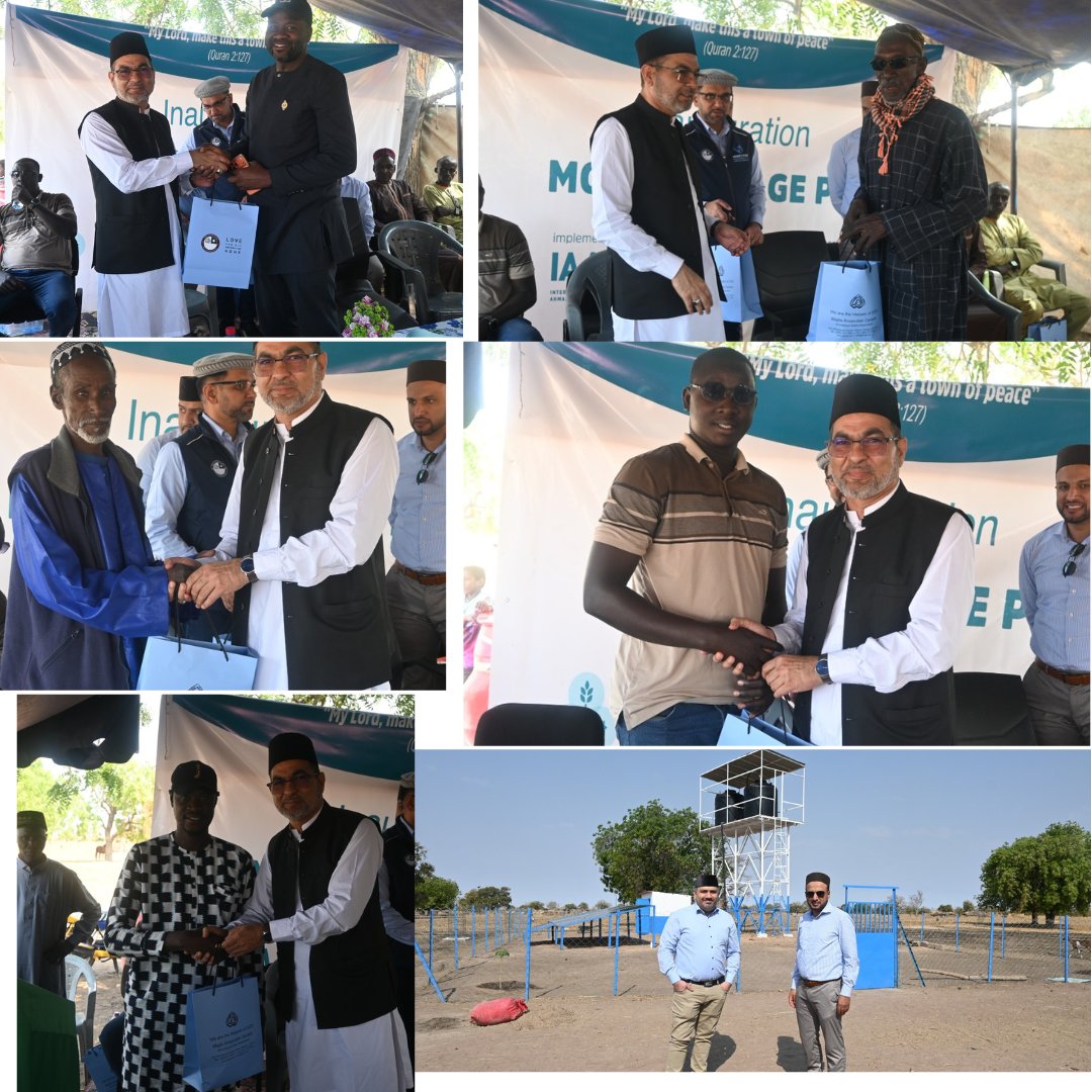 Alhamdolillah 
Le lundi 2 février 2026, a eu lieu l’inauguration officielle du Modern Village. region de #tambacounda

Ce projet a été réalisé avec le soutien de <a href="/IAAAE_org/">IAAAE</a> et <a href="/AnsarullahCA/">Majlis Ansarullah Canada</a>  , dans le but d’améliorer durablement les conditions de vie de la population.
Dans le