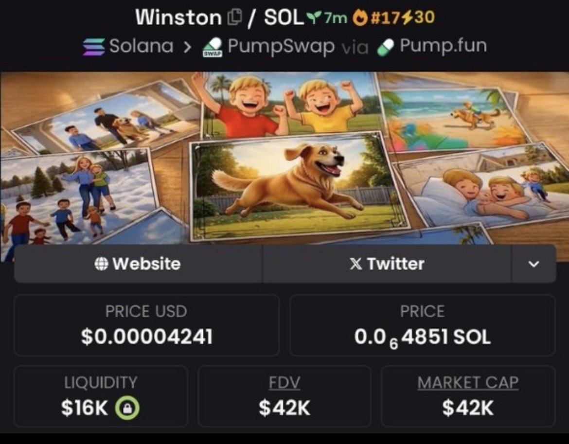 cryptoethlzq's tweet photo. $WINSTON isn’t screaming for attention yet, but that’s exactly why it’s interesting. 🧐

Early awareness high potential https://t.co/YzZDJV4oa9
Momentum usually follows these calm phases.

Step one: check CoinMarketCap. Step two: decide if you’re holding.

I already am. ✅ Who else?