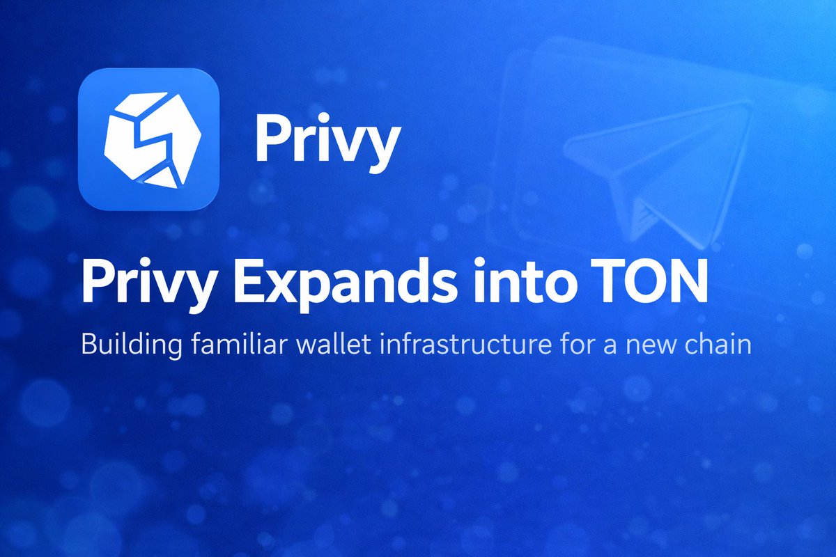 Privy has expanded its wallet infrastructure to support TON, marking a ...