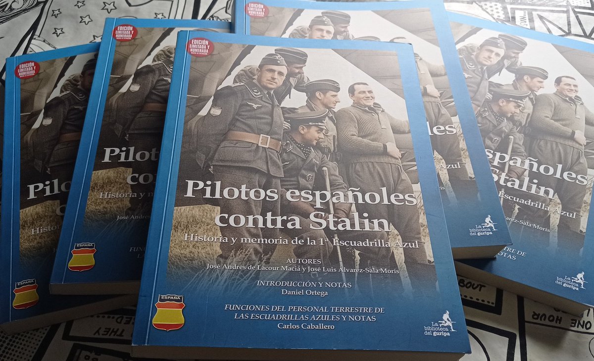DanielOrtegaRIP's tweet photo. Buenos días estimados amigos y lectores.

Ya disponible "Pilotos españoles contra Stalin: Historia y memoria de la 1ª Escuadrilla Azul". 

Puedes solicitar un ejemplar dedicado a tu atención a través de mensaje directo en esta misma red social o a
info@danielortegaescritor.com https://t.co/g2wkrTzdBZ
