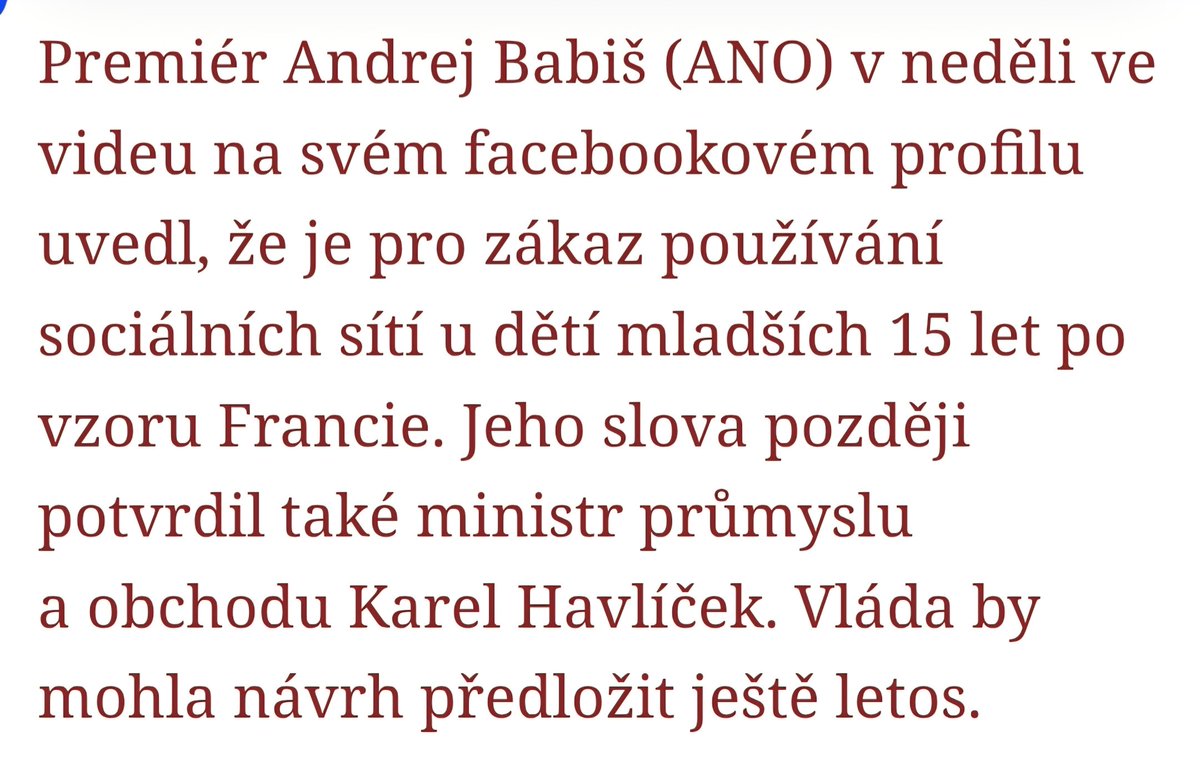 Jestli se tohle AB povede, tak klobouk dolů. Nechápu, že se toho tématu nechytla minulá vláda.
