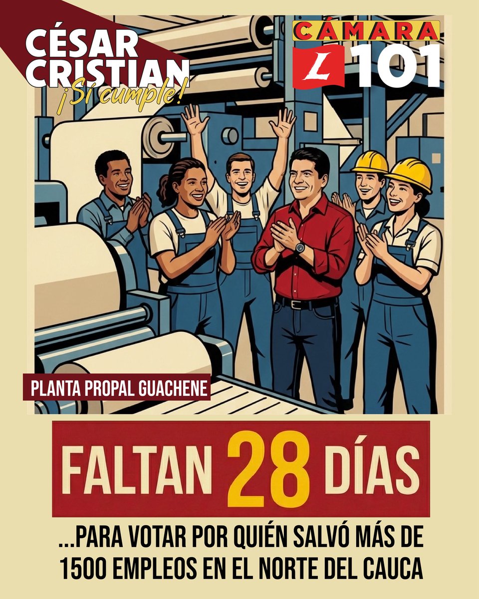 🚩🚩Defender 1.500 empleos fue —y seguirá siendo— una causa de vida, porque detrás de cada puesto de trabajo hay una familia, un hogar y un futuro que merece estabilidad.

Levantamos la voz por los trabajadores de Propal con convicción y responsabilidad, pensando en la economía