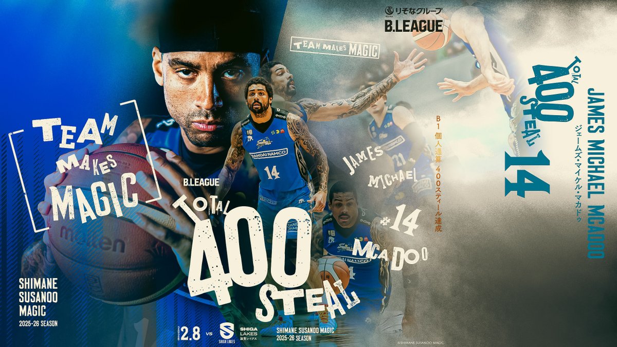 ◢◤✨記録達成✨◢◤ 2/8(日)りそなグループB.LEAGUE 2025-26 SEASON