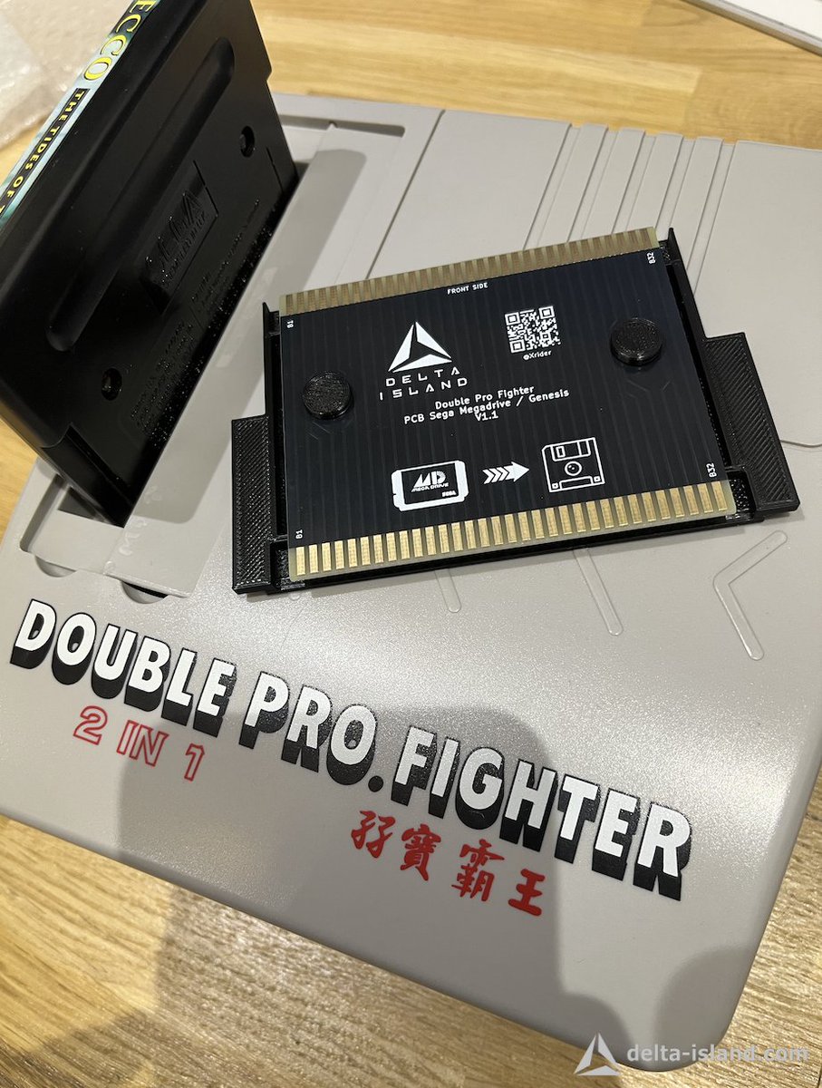 🧩 New Delta PCB – Double Pro Fighter → Mega Drive / Genesis

Bring your legendary Double Pro Fighter back to life.
Modern replacement PCB, faithful to the original, built to last.

✔ ENIG finish
✔ Perfect edge connector
✔ Clean &amp; durable design

delta-island.com/store/index.ph…