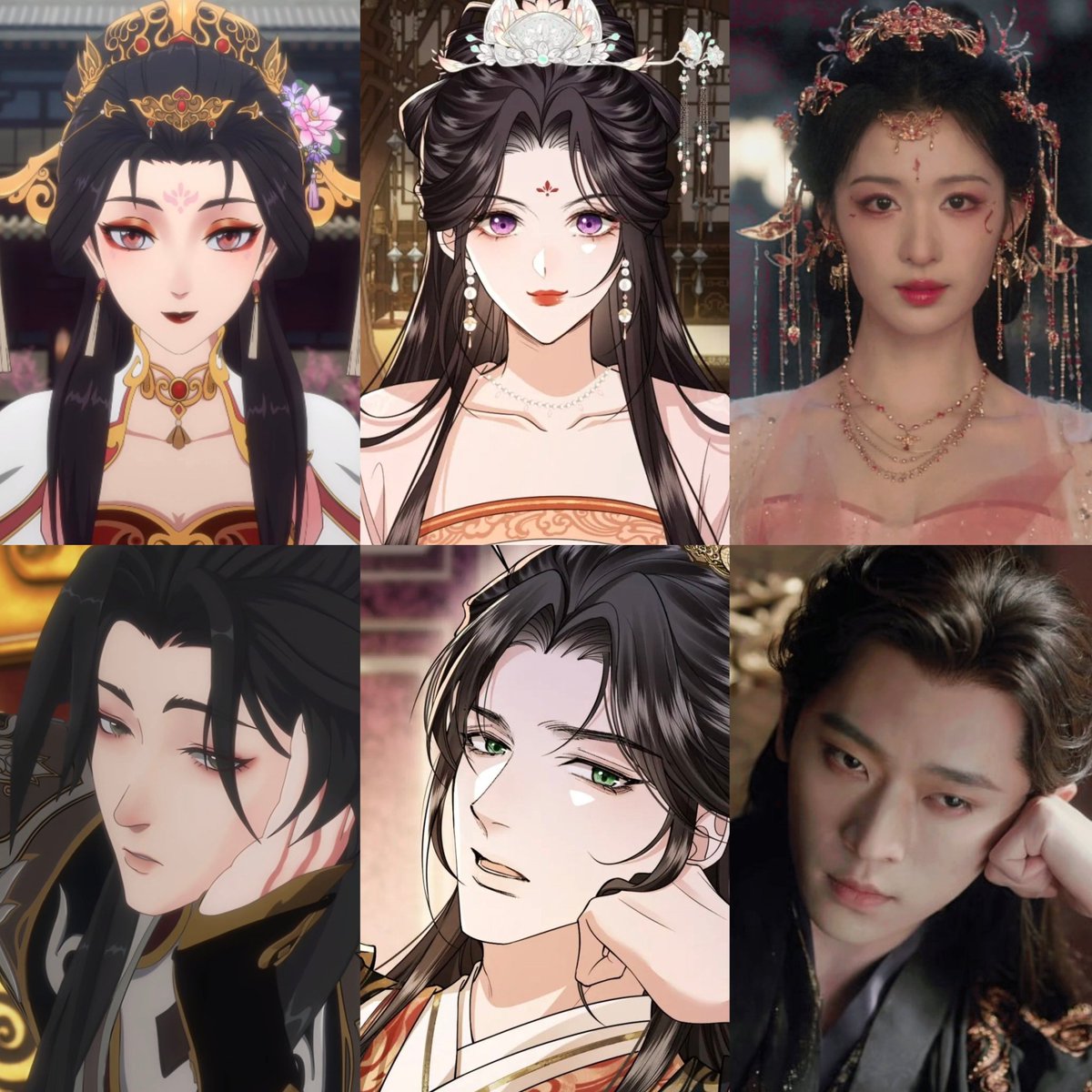 lilszh's tweet image. — #howdareyou #wangchuran #chenglei 

yu wanyin &amp;amp; xiahou dan ✨️

donghua                  manhua                    drama