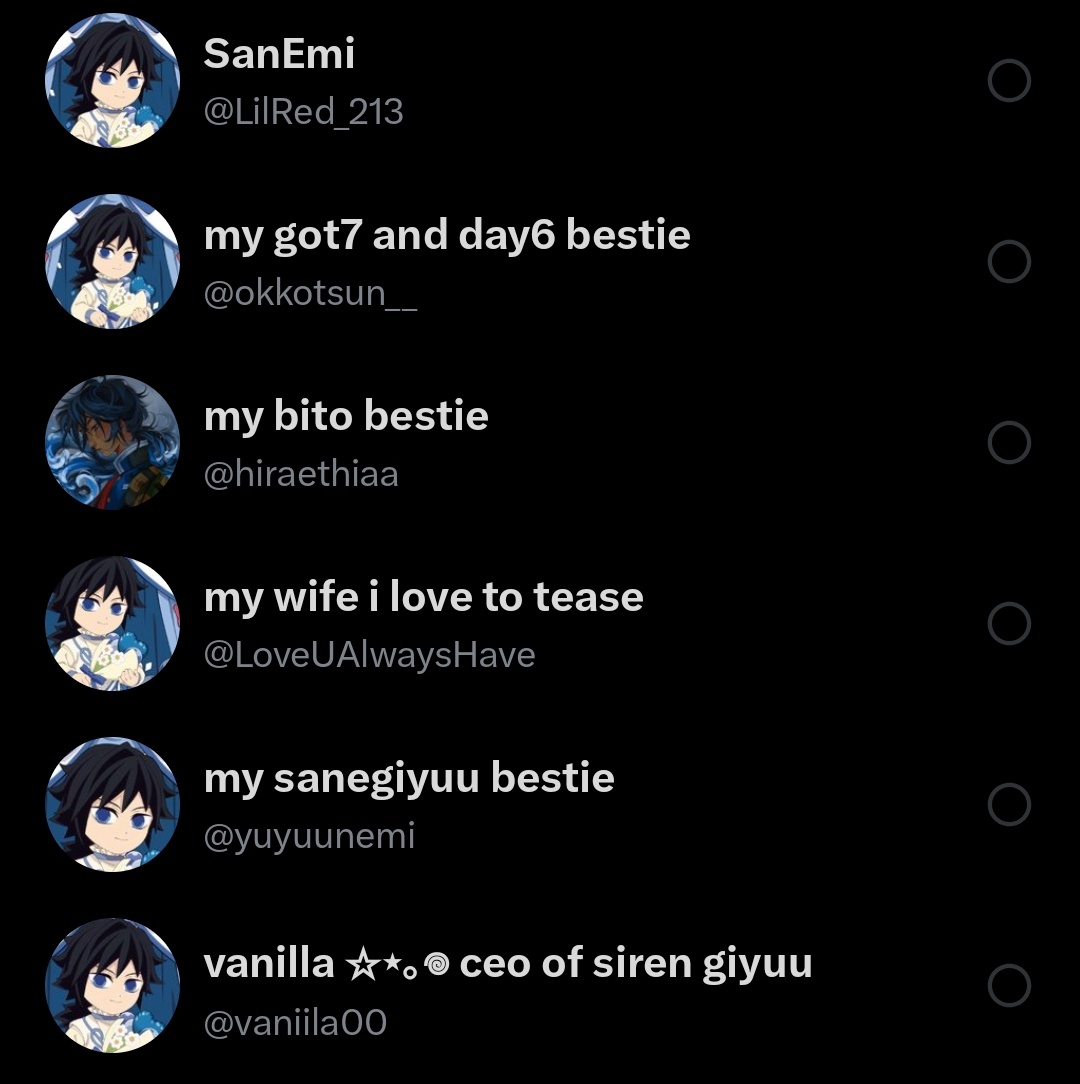 the giyuubdaylings and then there's kai