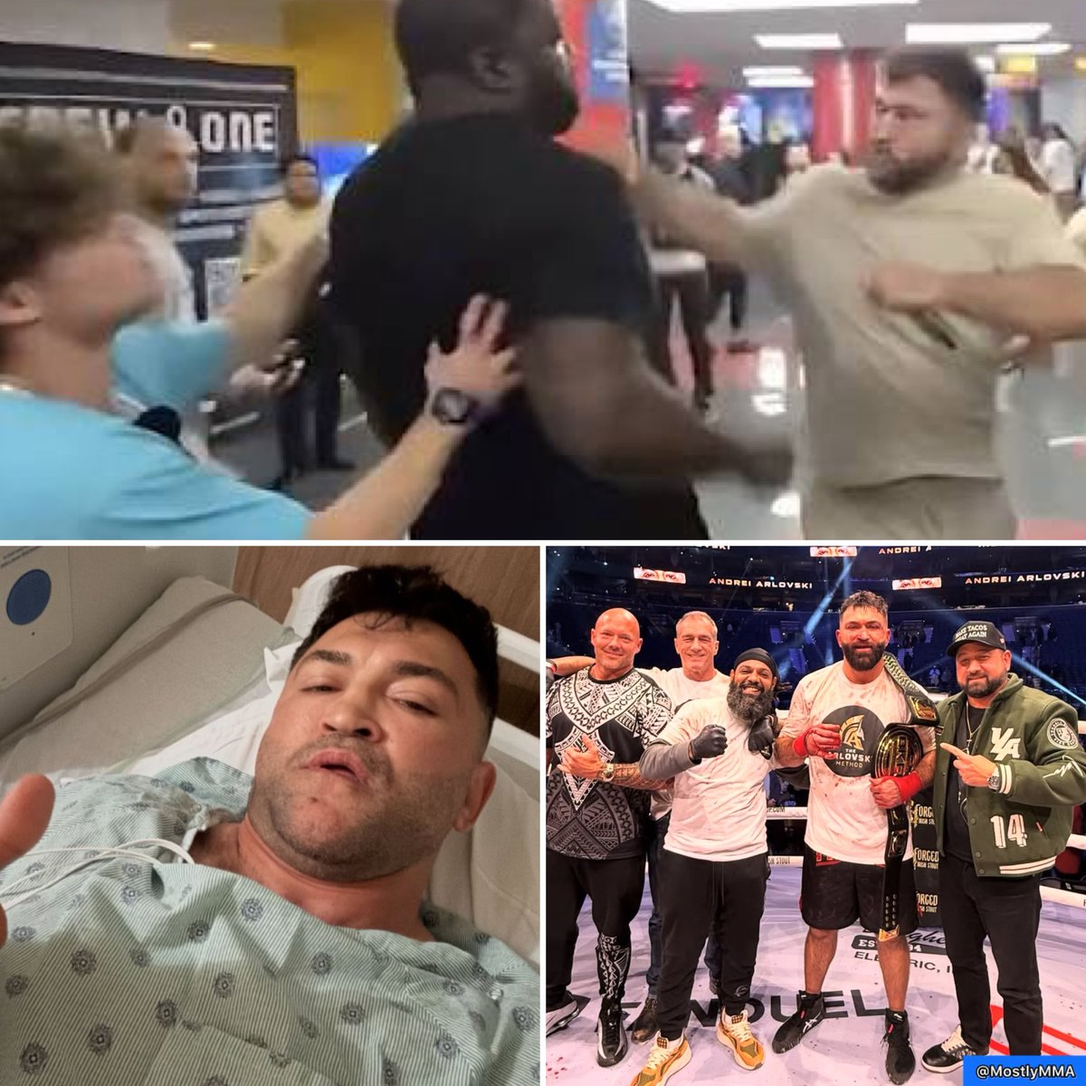 Defeats Cancer 
Defeats Jack Doherty 
Wins heavyweight championship. 

Andrei Arlovski is a legend ! 
#BMF