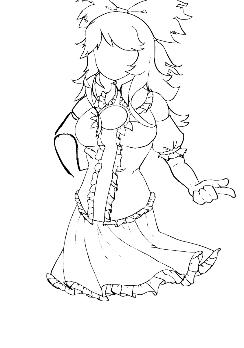 foxyzuw11's tweet photo. okuu W.I.P. https://t.co/6odkDJyocG
