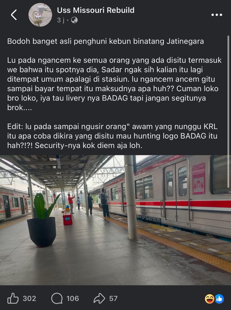 Tertibin satwa” model gini <a href="/KAI121/">Kereta Api Indonesia</a> ganggu penumpang umum aja