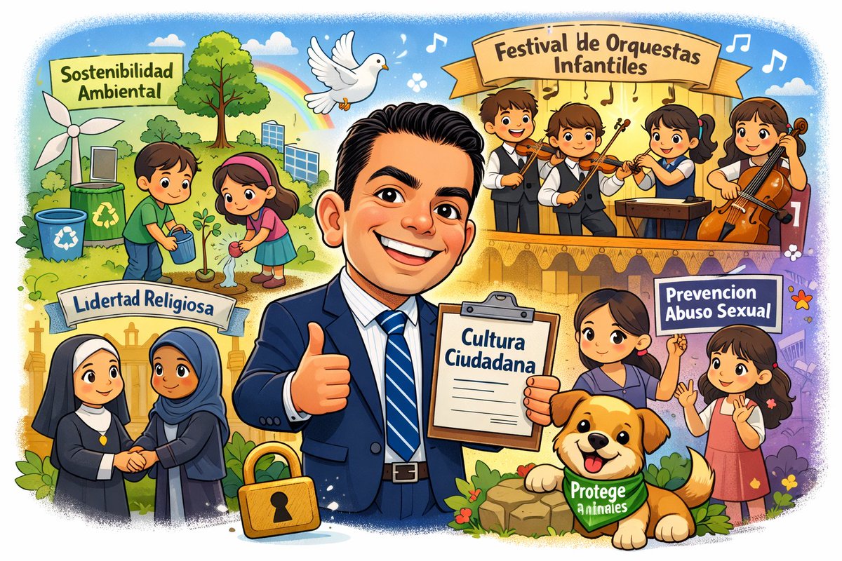 Le pedimos a la IA que mostrara las causas que defendemos desde el Partido MIRA en el Concejo de Ibagué ✨🤖
Cultura ciudadana, sostenibilidad, libertad religiosa y protección de la niñez y los animales.
Construyendo ciudad con principios. 💙
<a href="/PartidoMIRA/">Partido MIRA</a>