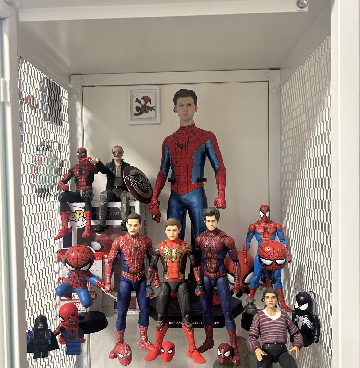 スコヤンのスパイダーマンミニスタチューGETした！ かわいすぎる