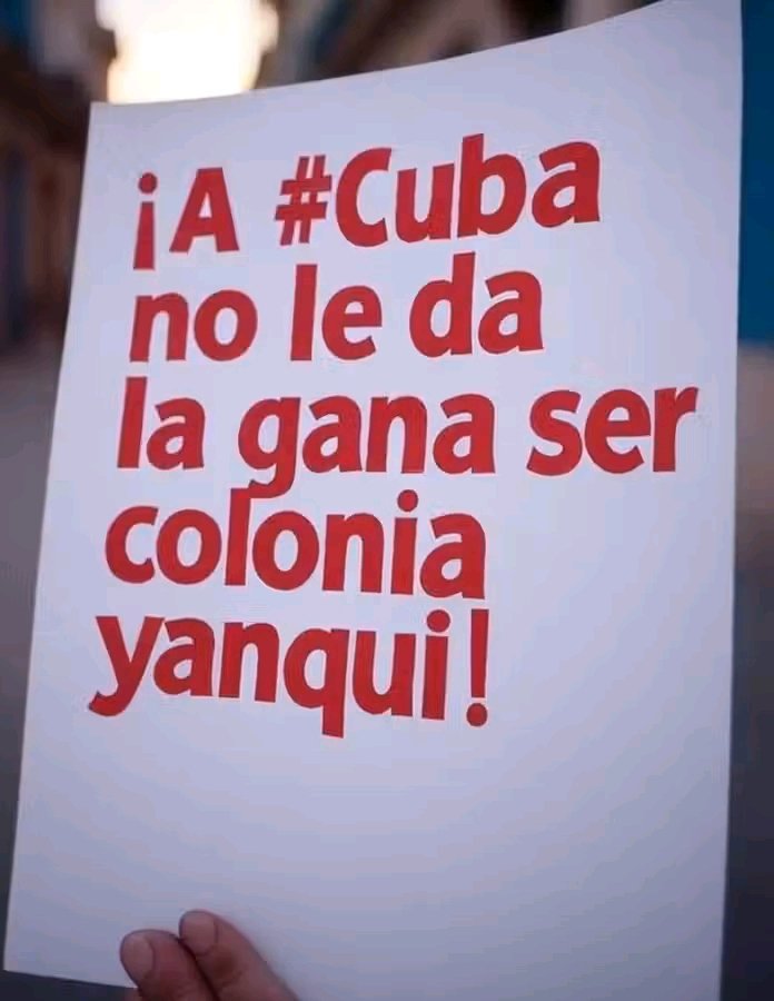 No nos da la gana ser Colombiana de nadie. #CubaEstáFirme #PorCiroRedondoTodo #CiegodeAvila