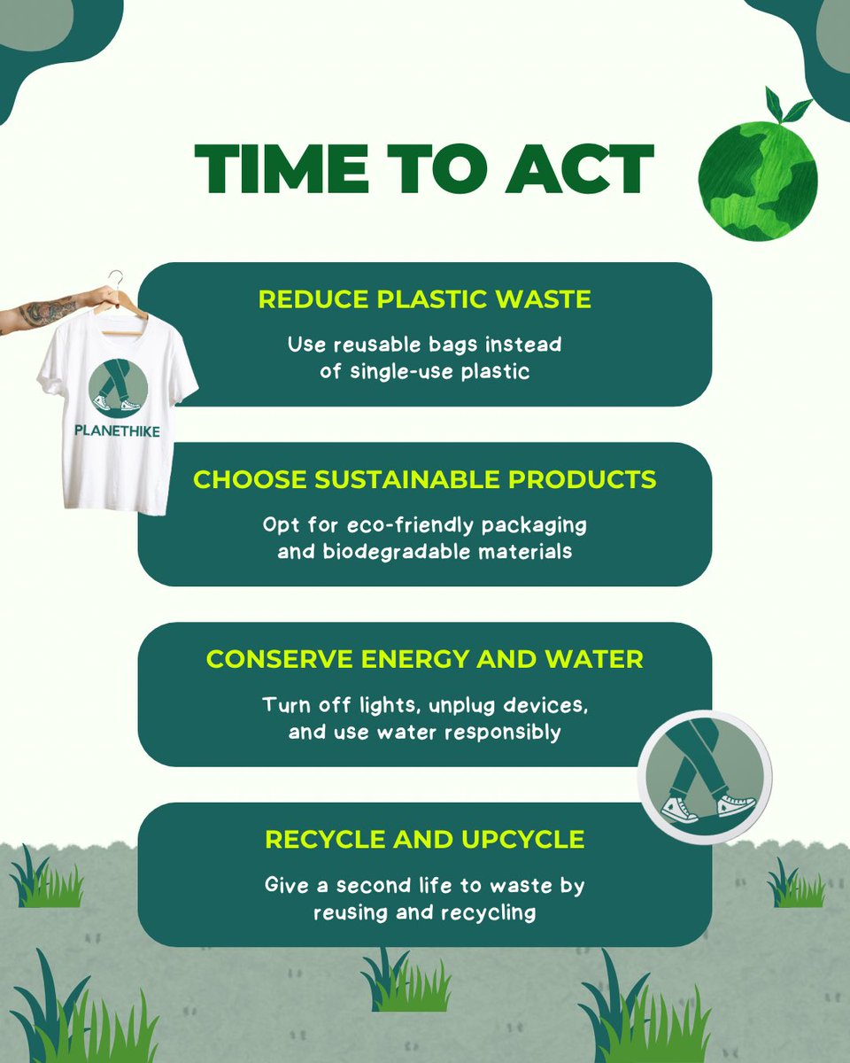 regreenity's tweet photo. The time is NOW! With climate change on the rise, now is the time to be sustainable. At PlanetHike, our mission is to plant 10 million trees but we need your help. Join us at https://t.co/4EIgUki1d9 to walk for a cause. 🌱💚🍃

#planethike #hikingtrails #climateaction #climate https://t.co/cUAzPnCw1g