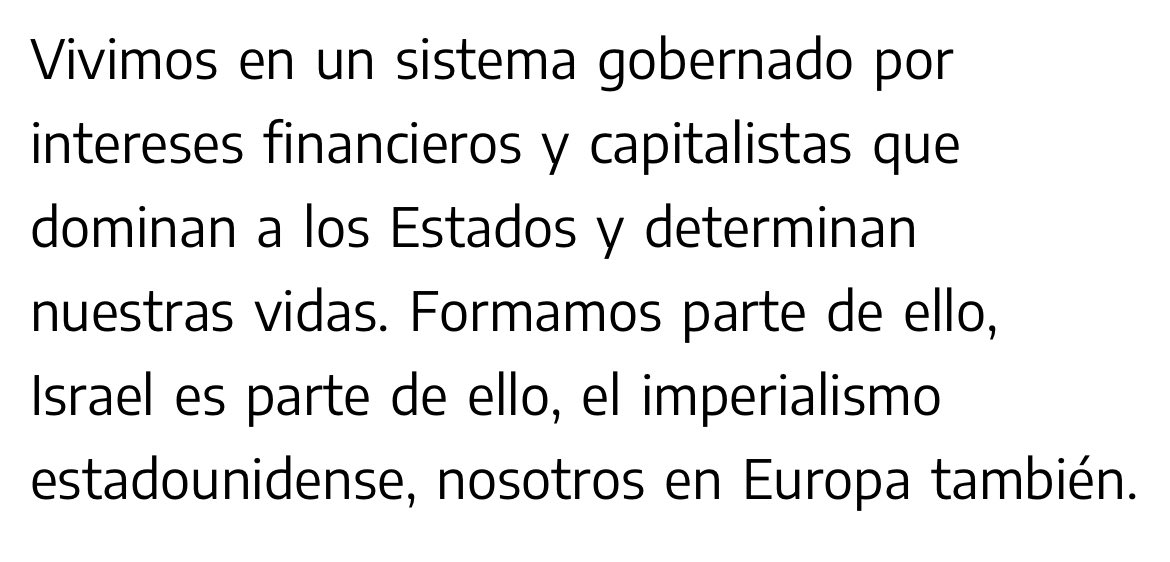 Francesca Albanese, relatora de las Naciones Unidas y nada sospechosa de ser bolchevique, tiene un análisis de la deriva autoritaria de los Estados burgueses en la actual crisis más fino que el de muchos marxistas.