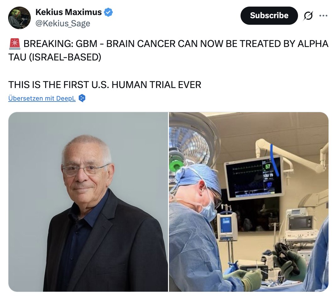 kimmonismus's tweet photo. If you want to be in a good mood and optimistic, read the following:

It's only February 8th, 2026, and by then we will have already:

- the first cure for HPV (Mexican doctors)

- the first cure for colon cancer (Korean scientists)

- a groundbreaking way to treat brain cancer (Israeli scientists)

- cured pancreatic cancer for the first time

- and, most recently, the first blood cancer patient successfully treated using CAR-T cell therapy

However: take it with a grain of salt. This does *not* mean we have universal therapies for everyone yet. But it clearly indicates that we are definitely moving in the right direction and that breakthroughs are increasing.