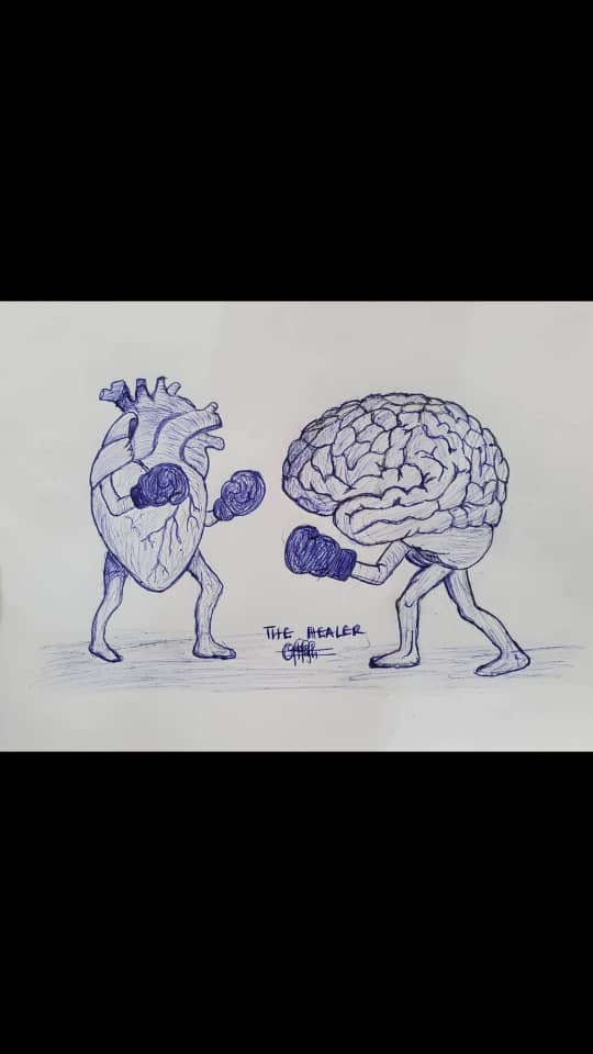 Azeez217105's tweet photo. Logic Vs Emotions. https://t.co/R5glYmaPxu
