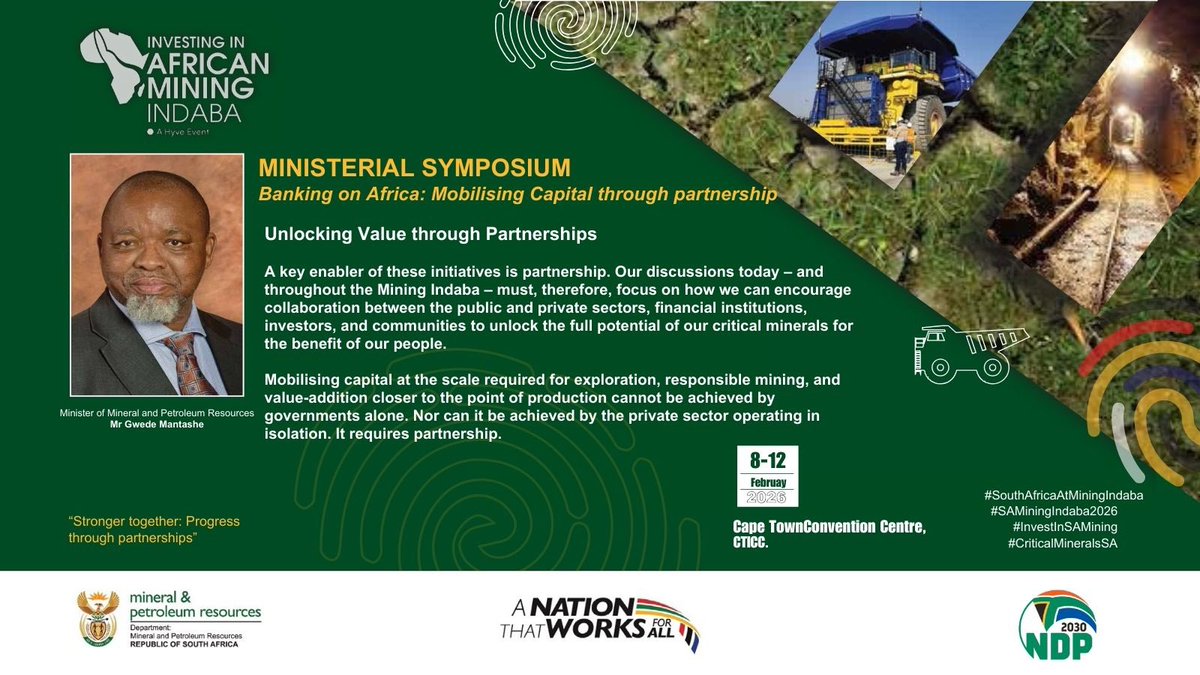 Department of Mineral Resources and Energy ‏ (@dmre_za) on Twitter photo 