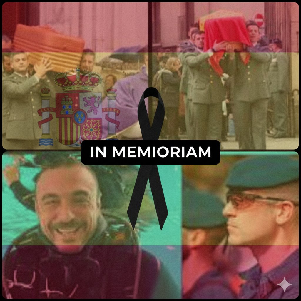 justiciaGCPN's tweet photo. Dos años del asesinato en Barbate y la rabia sigue intacta. 

🖤 David y Miguel Ángel dieron la vida por España mientras quienes los enviaron a morir en una zodiac contra narcos siguen en sus cómodos despachos. 

Ni olvido ni perdón para los cómplices de despacho que hoy miran a otro lado.

​No son solo fotos, son vidas rotas. 

#INMEMORIAM🕯️