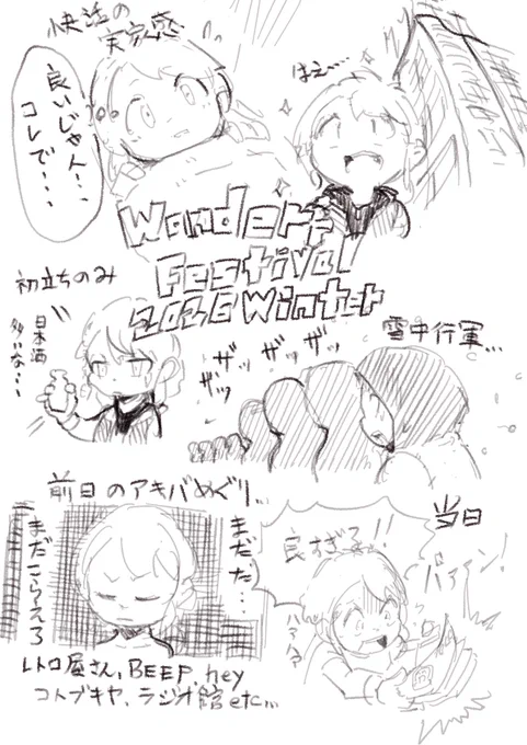 ワンフェス絵日記の図 