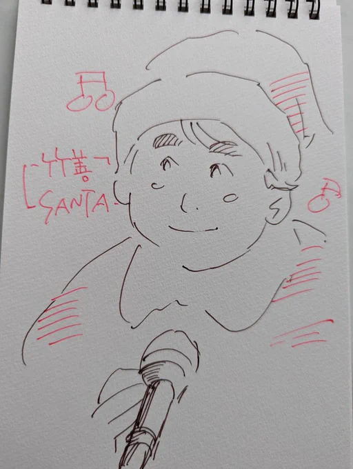 認知の人って自分の名前尋ねられても答えられないんです。けども配膳やら検温やらいつまでもその都度フロアスタッフに聞いてられないから即興で似顔絵描いて頑張って覚えたのです。(絵は竹善さんですが、ほら肖像権ってのがあるので利用者様は伏せます) 