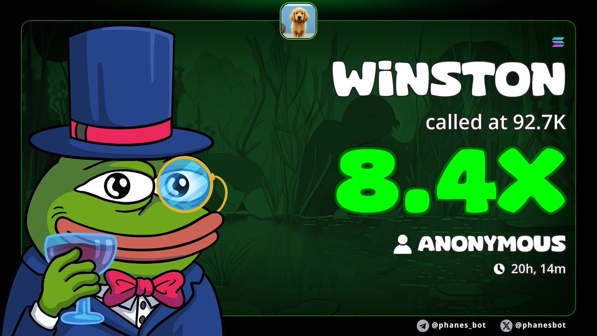 Thank you $WINSTON for the 8x 🫡🪖