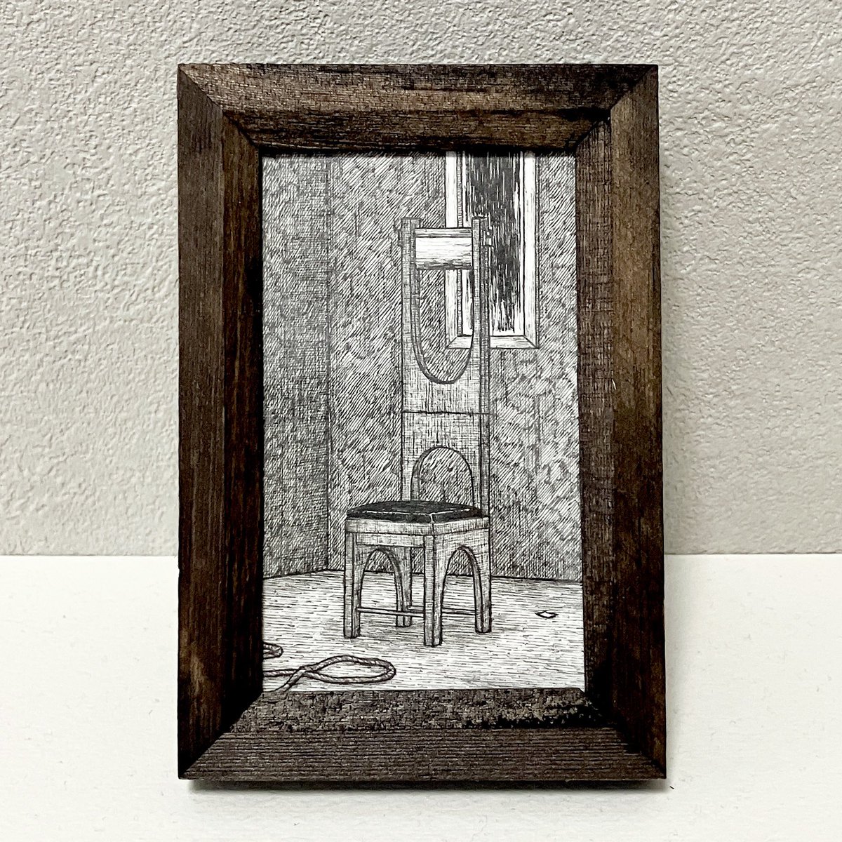 Chapman's Chair｣ 約56×91mm 水彩紙、ミリペン #線画 #ペン画 #ミニ原画