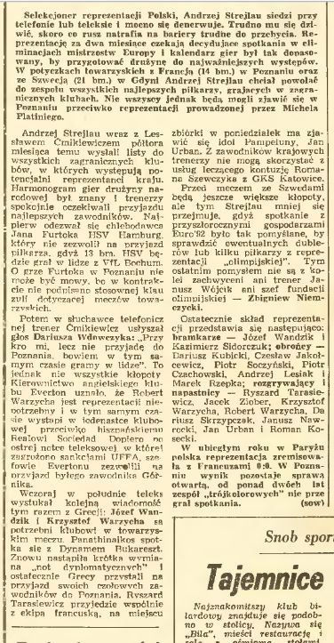 TomekGrabowski6's tweet photo. Typowy tydzień z pracy selekcjonera Strejlaua. "Wandzik i Warzycha są potrzebni w towarzyskim meczu Panathinaikosu" https://t.co/jncj2foPxC