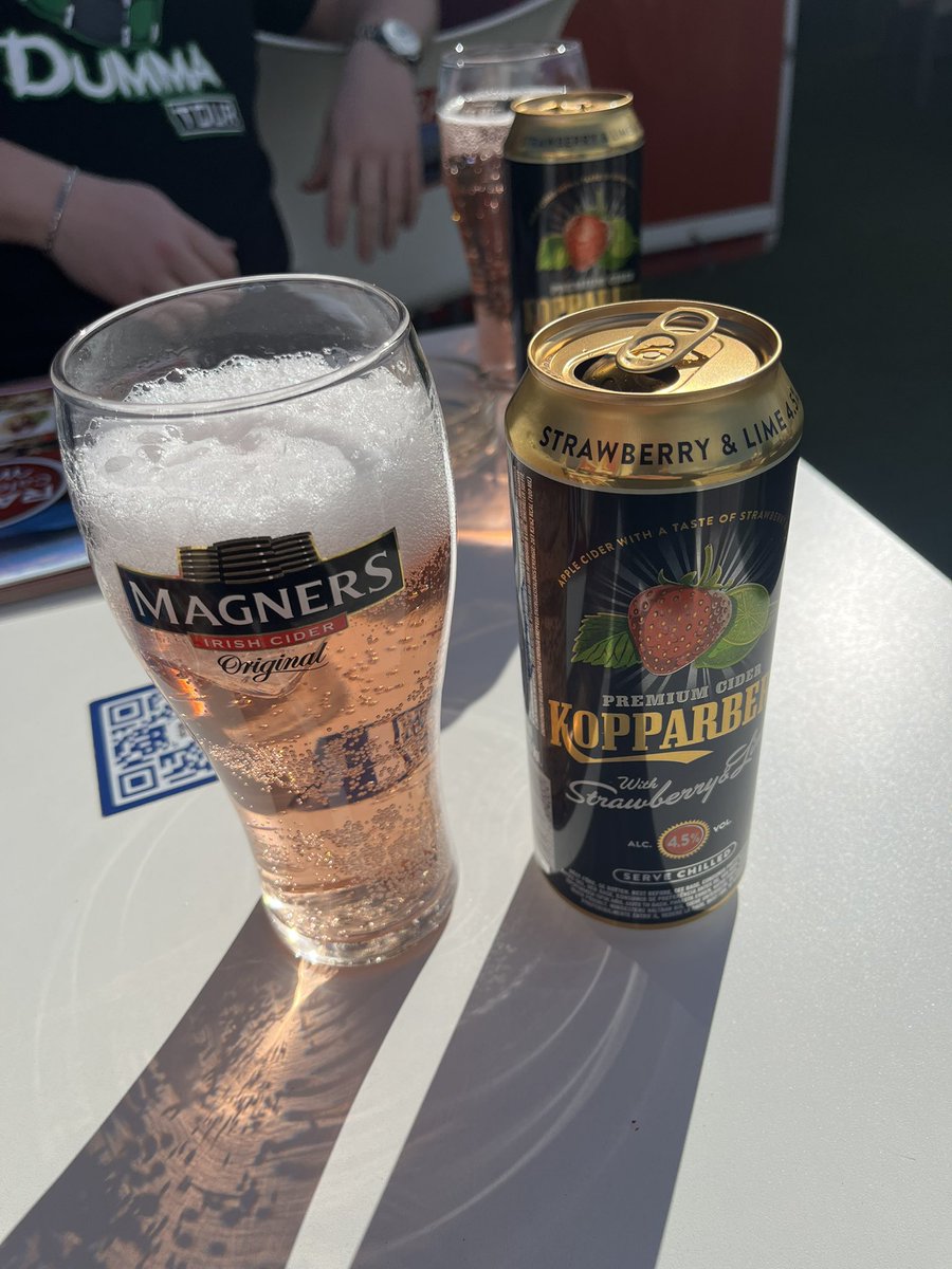 En iskall Kopparberg i ett Magners glas, finns inte mycket som är bättre.